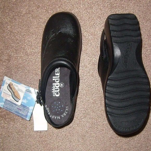 Vintage Soft Ultra Massage Leather Black Slingback - Picture 7 of 7